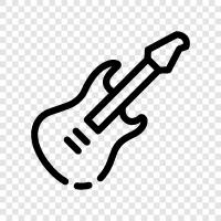 acoustic guitar, electric bass, electric piano, acoustic piano icon svg