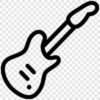 akustik gitar, naylon tel gitar, çelik tel gitar, elektrik gitar telleri ikon svg