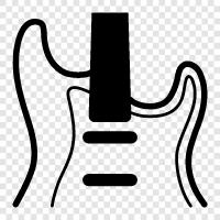 acoustic guitar, electric guitar, slide guitar, steel guitar icon svg