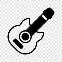 acoustic guitar, guitar, strings, chords icon svg