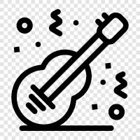 acoustic guitars, acoustic piano, acoustic bass, acoustic drums icon svg