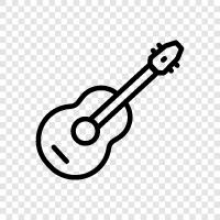 akustik gitarlar, satılık akustik gitarlar ikon svg