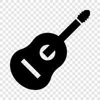 acoustic, electric, acousticelectric, steel string icon svg