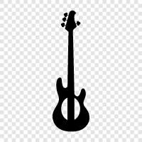 acoustic, electric, guitars, strings icon svg