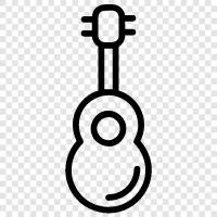 acoustic, electric, strings, tuning icon svg