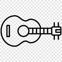 acoustic, electric, bass, strings icon svg