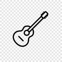 acoustic, electric guitar, guitar, guitar chords icon svg