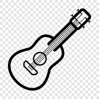 acoustic, blues, classical, electric icon svg