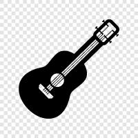 acoustic, electric, bass, strings icon svg