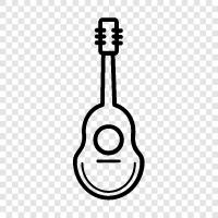 acoustic, electric, strings, tuning icon svg