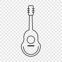 acoustic, electric, strings, chords icon svg