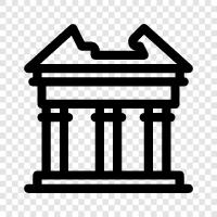 Acropolis, ancient Greece, ancient civilization, history icon svg