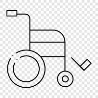 adaptive, handicapped, chair, mobility icon svg