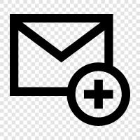 add an email, email, add a new email, send email icon svg