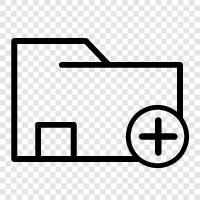 Add Folder Items, Add Folder Path, Add Folder to Drive, Add Folder icon svg