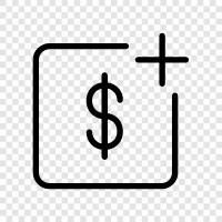 Add Money Quick, How To Add, Add Money icon svg