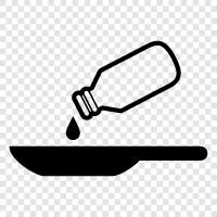 Add oil to food, Add vegetable oil, Cooking with oil, Essential oil icon svg