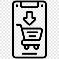 add to, add to cart mobile icon svg