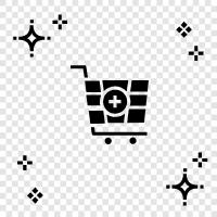 Add to cart, checkout, checkout process, add to shopping cart symbol