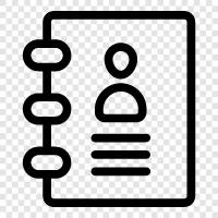 address book, address book software, Address icon svg