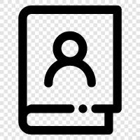 Adressbuch, Kontaktliste, Telefonbuchsoftware, Telefonbuch symbol