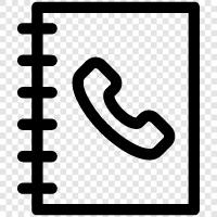 address book, address book software, contactbook icon svg