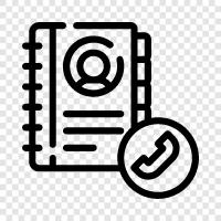 address book, address book software, address book online, address book software online icon svg