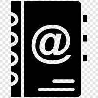 address book program, address book software, address book tips, Address Book icon svg