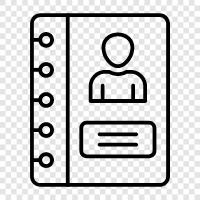 Address Book software, address, Address Book icon svg