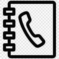 address, phone, contact, phone book icon svg