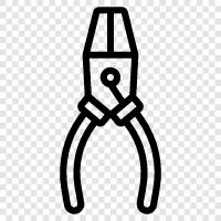 adjustable pliers, heavyduty pliers, pliers for wire cutting, plier icon svg