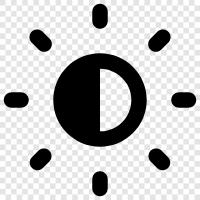 adjusting brightness, adjusting light, adjusting light levels, adjusting light sensitivity icon svg