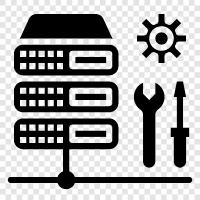 administration, configuration, installation, management icon svg