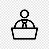 administrator, management, system, computer icon svg