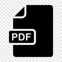 Adobe PDF, PDF Reader, PDF Creator, PDF Editor icon svg