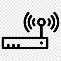 ADSL, Firewall, Wireless, Router icon svg