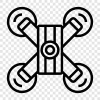 Luftaufnahmen, Quadcopter, Drohnenaufnahmen symbol