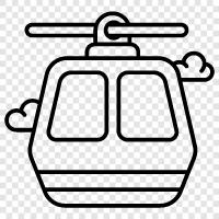 Antenne Straßenbahn, Seilbahn, Standseilbahn symbol