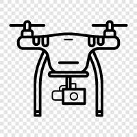 aerial, quadcopters, flying, unmanned aerial vehicle icon svg