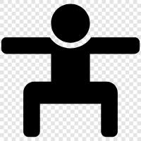 aerobic, weightlifting, strength training, muscle icon svg