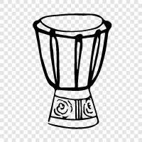 African Drums, Drums, African Music, Music icon svg