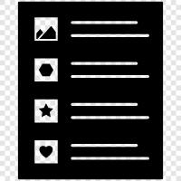 agenda, todo list, todo, work list icon svg