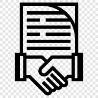 agreement, bargain, negotiation, terms icon svg