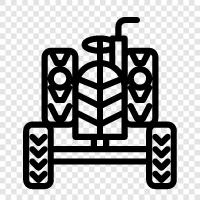 Agricultural, Agricultural Equipment, Equipment, tractor icon svg