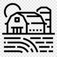 agriculture, farming, crops, livestock icon svg