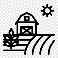 agriculture, farming, crops, livestock icon svg