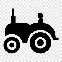 agriculture, farming, farming equipment, tractors icon svg