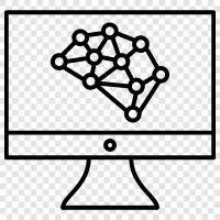 Prediction, Classification, Clustering, Neural Networks icon svg