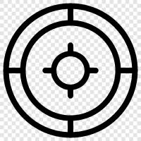 aim crosshair, sniper crosshair, crosshair indicator, crosshair help icon svg