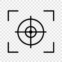 Ziel, Tracker, Maus, Fadenkreuz symbol